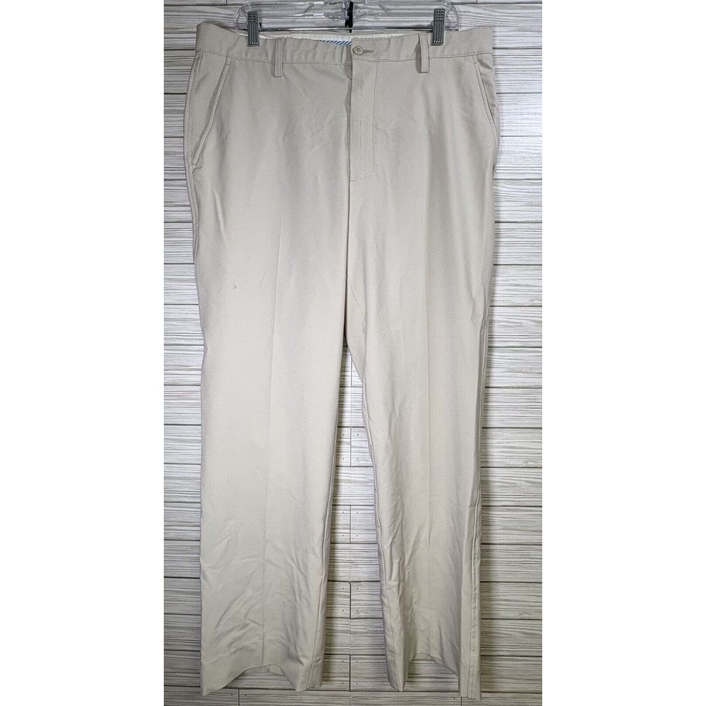 Foot Joy Men's Pants 36x30 Beige Golf Pockets Chino Lightweight Stretch